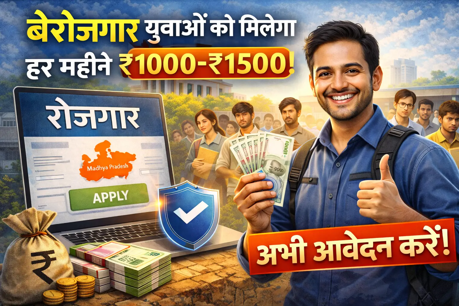 berojgari bhatta yojana mp 2026 latest updates