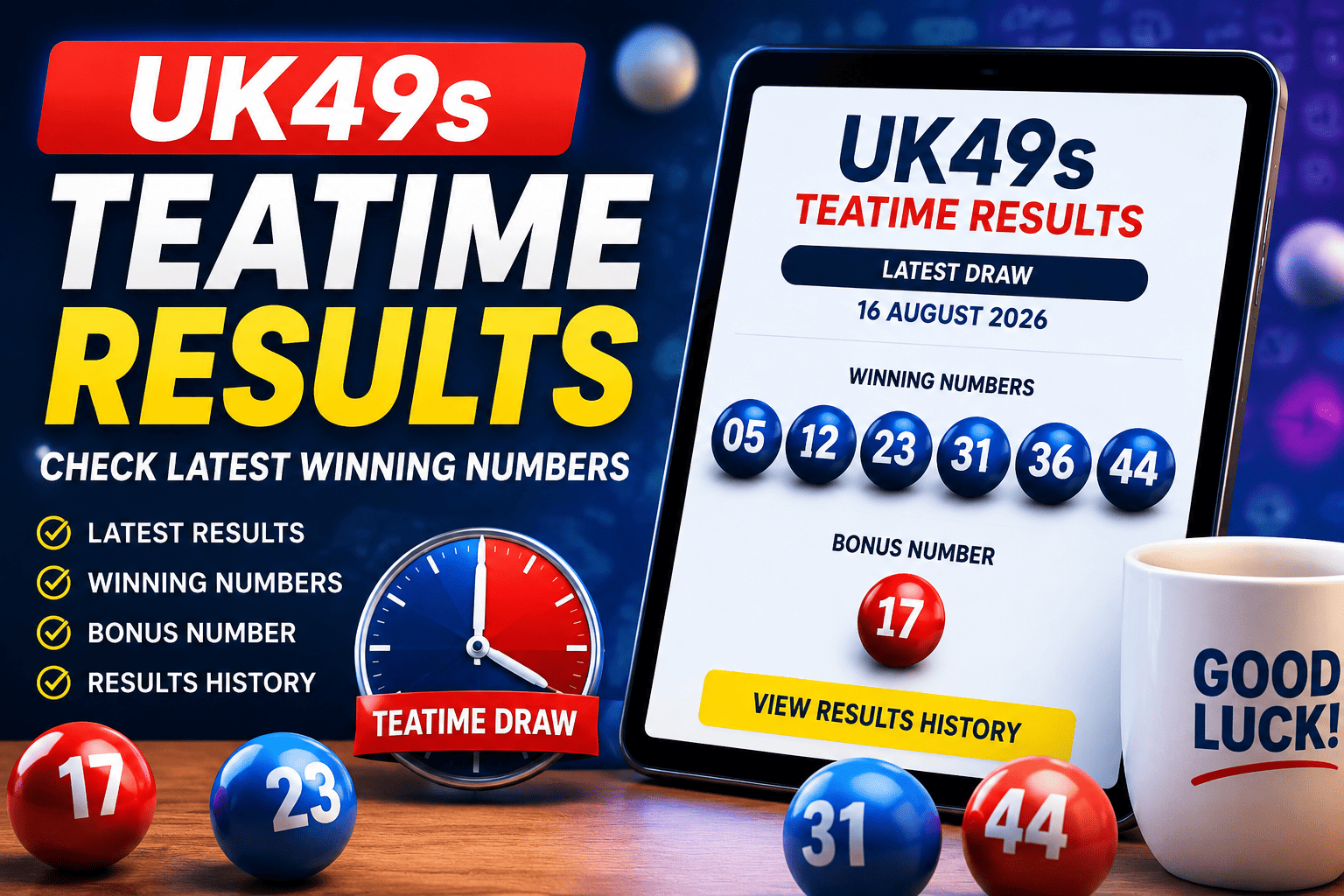 UK49s Teatime Results