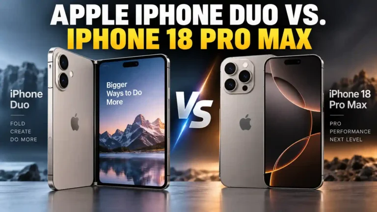 Apple iPhone Duo vs. iPhone 18 Pro Max