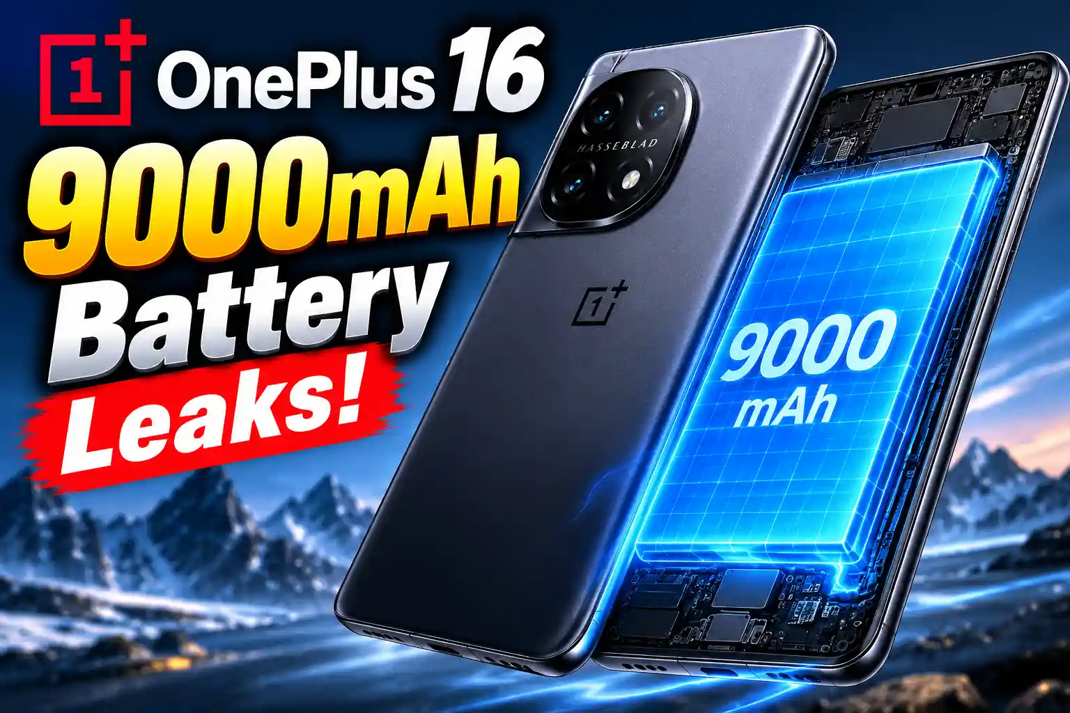 OnePlus 16 9000mAh Battery Capacity Leaks