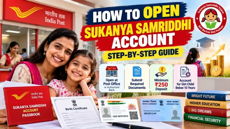 how to open sukanya samriddhi account